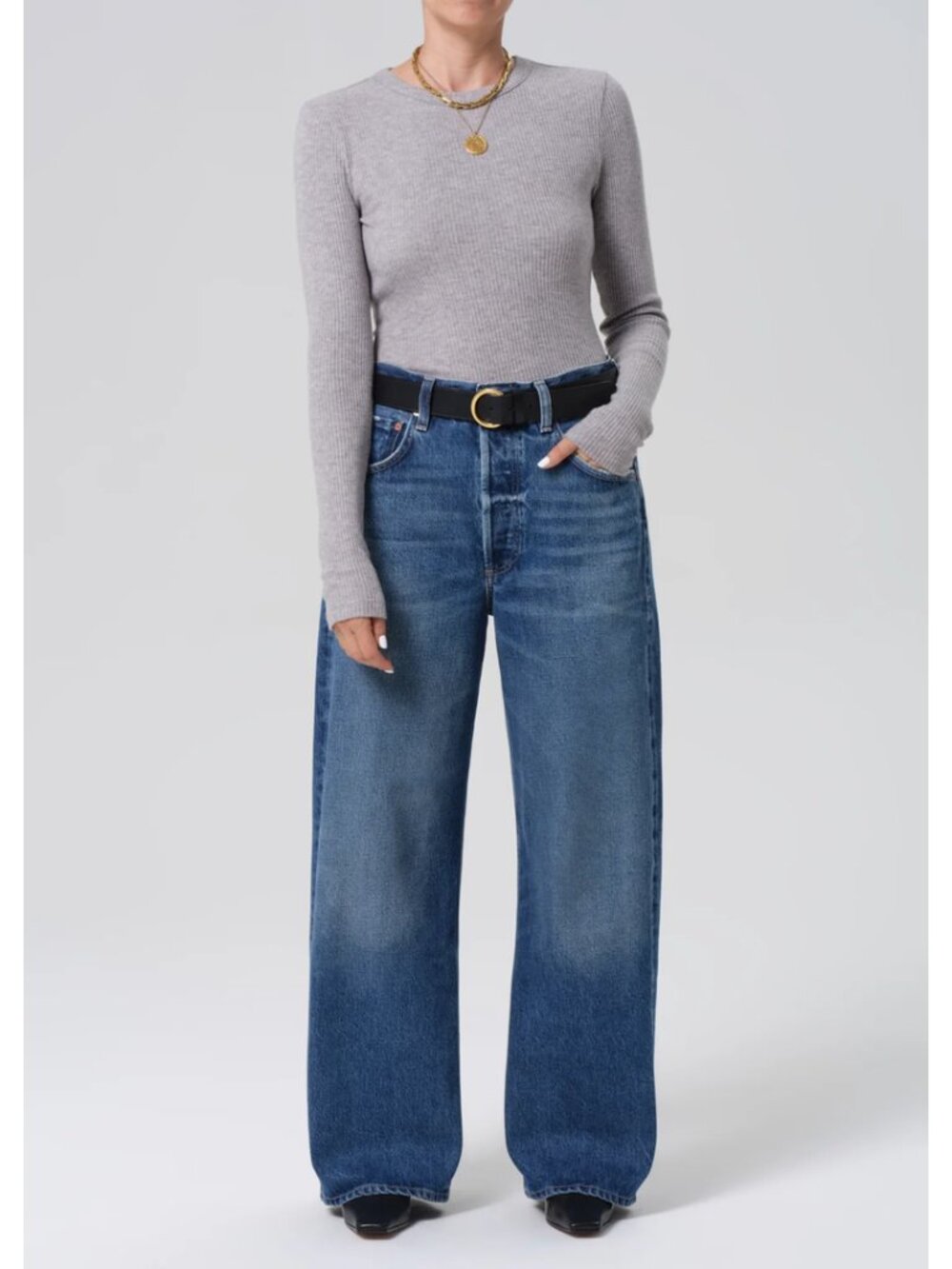 CITIZENS OF HUMANITY Ayla Baggy in Wash Claremont Size US 27